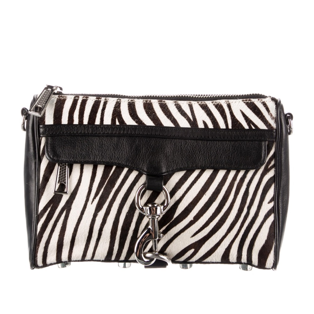 Leather Trim Crossbody / Clutch
